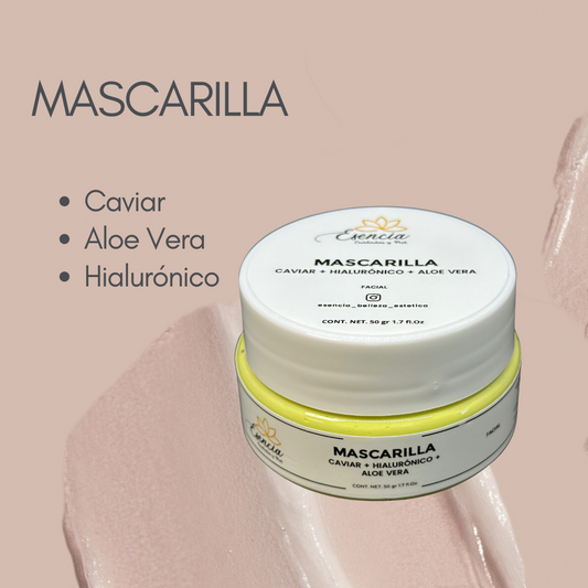 MASCARILLA CAVIAR, ALOE VERA, HIALURONICO