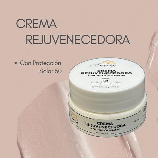 CREMA REJUVENESEDORA CON PROTECCION SOLAR
